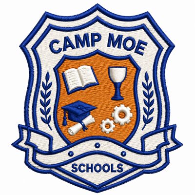 Camp Moe Schools crest
