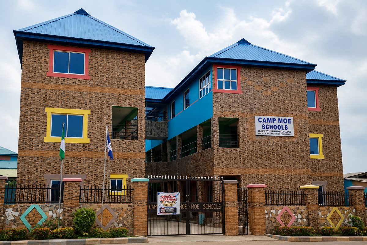 Camp Moe Schools school building